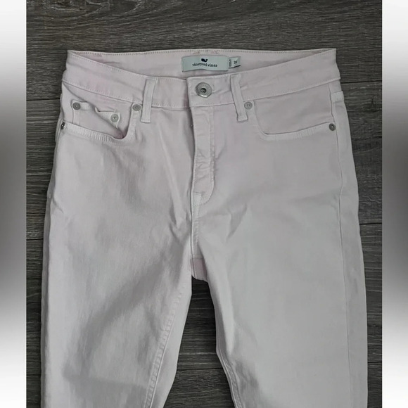 VINEYARD VINES High Rise Light Pink High Rise Skinny Jeans Size 26 - Picture 3 of 7